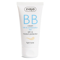 ZIAJA BB krém pre mastnú a zmiešanú pleť SPF 15 Light Tone 50 ml