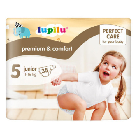 lupilu® Detské plienky premium Junior 5, 35 kusov