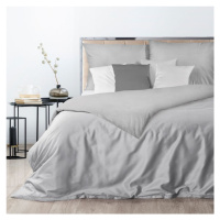 Sivé posteľné obliečky NOVA3 z vysoko kvalitného bavlneného saténu 140x200 cm, 70x80 cm