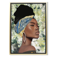 Signes Grimalt  Africká Žena  Obrazy, plátna Zelená