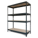 AR SHELVING Regál so 4 policami River, 180 x 150 x 60 cm, sivý