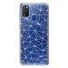 Odolné silikónové puzdro iSaprio - Abstract Triangles 03 - white - Samsung Galaxy M21