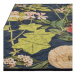 Tmavomodrý koberec 200x290 cm Passiflora – Asiatic Carpets
