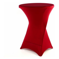 Garthen 37102 Poťah pre vysoký stôl - elastický, vínovo červený 80 x 80 x 110 cm