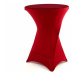 Garthen 37102 Poťah pre vysoký stôl - elastický, vínovo červený 80 x 80 x 110 cm