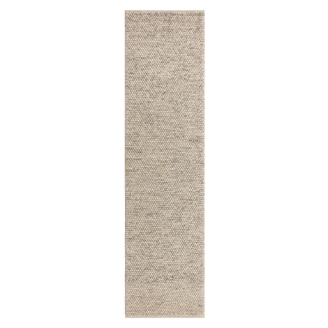 Ručně tkaný běhoun Minerals Light Grey - 60x230 cm Flair Rugs koberce