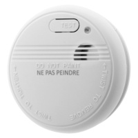 Battery operated smoke detector, 9V DC, 5-year service life
