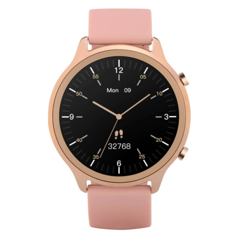 GARETT ELECTRONICS Smartwatch Veronica zlatá ružový remienok inteligentné hodinky