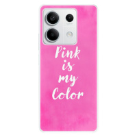 Odolné silikónové puzdro iSaprio - Pink is my color - Xiaomi Redmi Note 13 5G