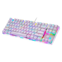 Herná klávesnica Mechanical gaming keyboard Motospeed K87S (white)