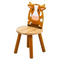 Tidlo Drevená stolička kravička