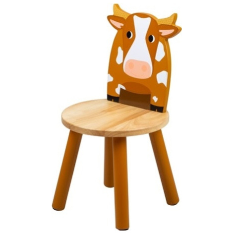 Tidlo Drevená stolička kravička