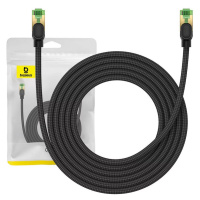 Kábel Baseus Braided network cable cat.8 Ethernet RJ45, 40Gbps, 3m (black)