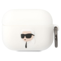 Karl Lagerfeld 3D Logo NFT Karl Head puzdro Airpods Pro biele