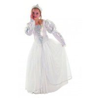 Made Detský kostým Princezná biela 116 - 128 cm