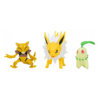 BOTI Pokémon akčné figúrky Chikorita, Abra a Jolteon 5 - 8 cm