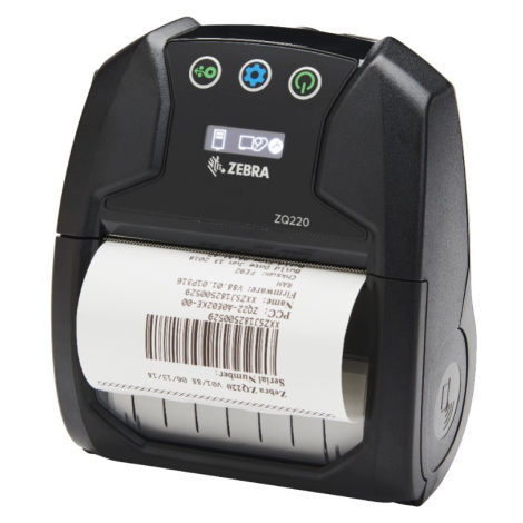 Zebra ZQ220 Plus ZQ22-B16B1KE-00, 8 dots/mm (203 dpi), CPCL, USB, BT, NFC, black