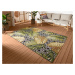 Kusový koberec Flair 105611 Diamonds and Leaves Multicolored – na ven i na doma - 160x235 cm Han