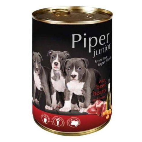 Piper PIPER JUNIOR konzerva 400g - s hovädzím a mrkvou