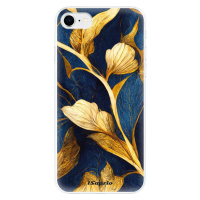 Odolné silikónové puzdro iSaprio - Gold Leaves - iPhone SE 2020