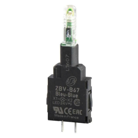 Objímka LED do plošného spoja zelená