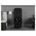 MEXEN - Teo Závesná WC misa vrátane sedátka s slow-slim, Duroplastu, čierna 30854070