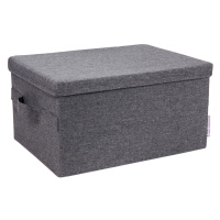 Sivý látkový úložný box s vekom 30x40x22 cm Soft Storage – Bigso