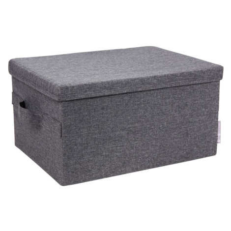 Sivý látkový úložný box s vekom 30x40x22 cm Soft Storage – Bigso