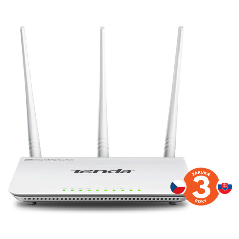 Tenda F3 (F303) WiFi N Router 802.11 b/g/n, 300 Mbps, WISP, Universal Repeater, 3x 5 dBi antény