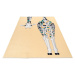 Kusový koberec My Greta 602 giraffe Rozmery koberca: 115x170