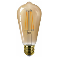 Philips LED filament žiarovka E27 ST64 3,1W (25W) 1800K nestmievateľná, jantárová
