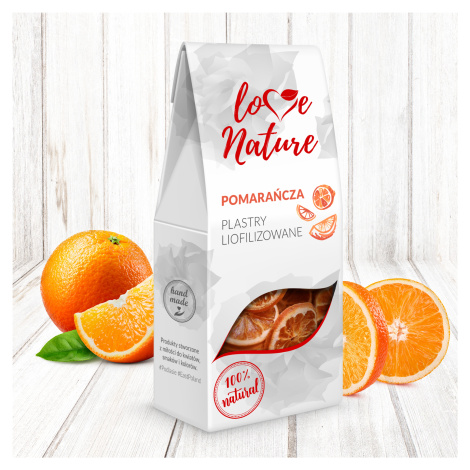 Lyofilizovaný pomaranč 20g 100% prírodný - Love Natur - Love Natur