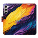 Flipové puzdro iSaprio - Fire Paint - Samsung Galaxy S23+ 5G