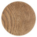 Nástenný háčik s dekorom dubového dreva Wenko Melle, ⌀ 8 cm