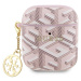 Guess PU G Cube Charm Puzdro pre AirPods 1/2 Pink