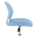Otočná stolička selva - modrá/chróm