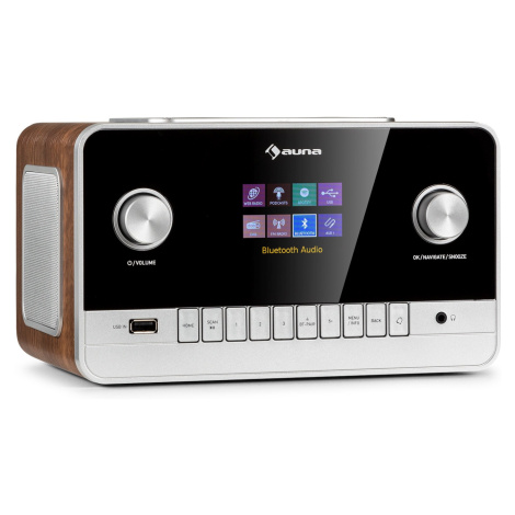 Auna Connect 150 MKII, 2.1 Internetové rádio, DAB/DAB+/FM, Spotify, BT, 2,8