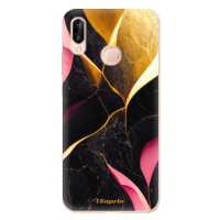 Odolné silikónové puzdro iSaprio - Gold Pink Marble - Huawei P20 Lite