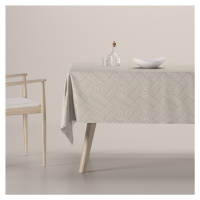 Dekoria Obrus na stôl obdĺžnikový, béžovo-krémové geometrické vzory, Sunny, 143-44