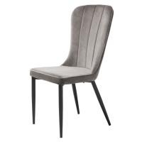 Sivá jedálenská stolička Unique Furniture Hudson