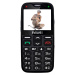 EVOLVEO EasyPhone XG, mobilný telefón pre dôchodcov s nabíjacím stojančekom (čierna farba)