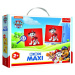 Pexeso Maxi Tlapková patrola / Paw Patrol 24 kusov spoločenská hra v krabici 37x29x6cm 24m+