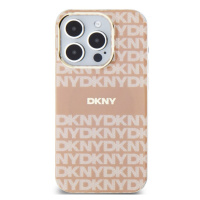 DKNY PC/TPU Repeat Pattern Tonal Stripe MagSafe Apple iPhone 13 Pro DKHMP13LHRHSEP Pink