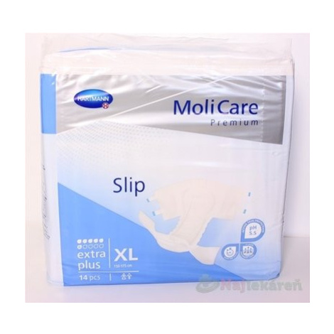 MoliCare Premium Extra Plus XL plienkové nohavičky zalepovacie (150-175cm), 14ks