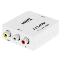 HDMI prevodník 3x RCA zásuvka - HDMI výstup