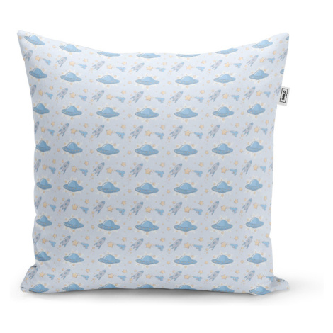 Vankúš Lietajúce taniere a rakety - 40x40 cm