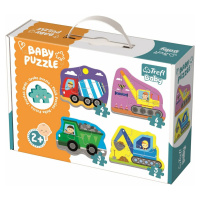 Trefl Baby Vozidlá na stavbe 4v1 3,4,5,6 dielov puzzle