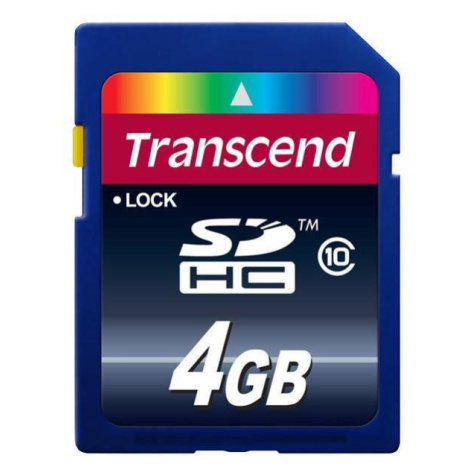 TRANSCEND SDHC Premium 4GB, trieda 10