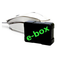 Myš drátová USB, E-blue MOOD, striebra, optická, 2400DPI, e-box