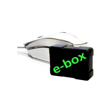 Myš drátová USB, E-blue MOOD, striebra, optická, 2400DPI, e-box